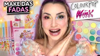 VIREI UMA FADINHA! TESTEI A COLEÇÃO DA WINX COM COLOURPOP