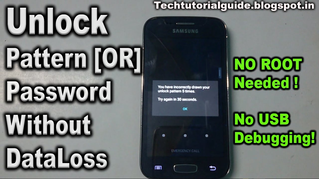 How to Unlock Android Pattern Or Password | With Out Losing Data | No Root  | 2020 - YouTube