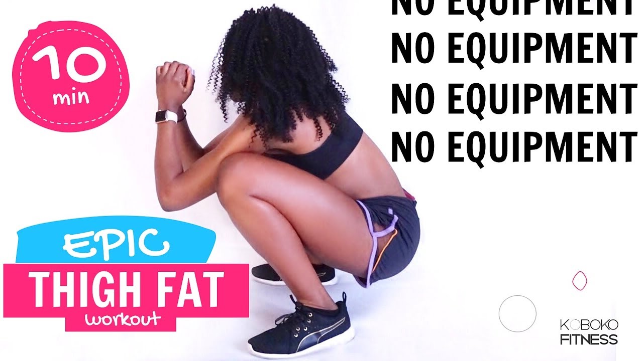 THIGH FAT BURNING WORKOUT - Standing Only | No Jumping Home Workout