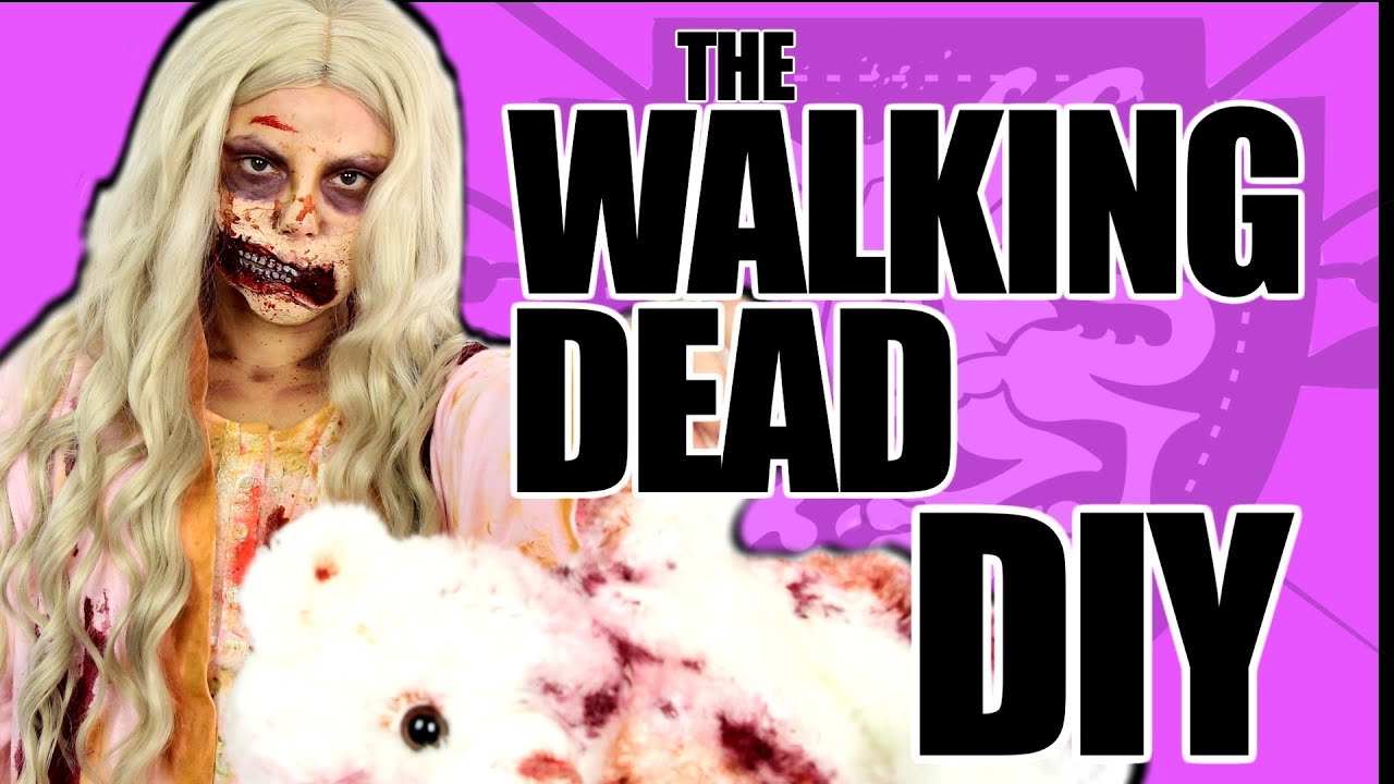 Walking Dead Zombie Girl Costume Tutorial YouTube