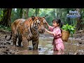 She risks her life to save a wounded tiger—next moment, it dies protecting her!