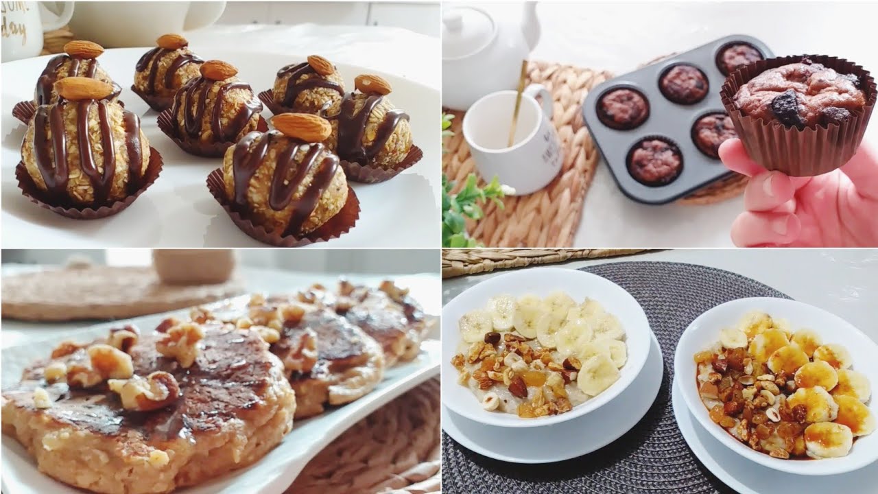 4 وصفات صحية بالشوفان تنفع لفطور الصباح وحتى للمدرسة/وصفات سهلة وسريعة التحضير لفطور الصباح