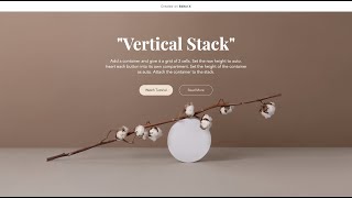 How to create a horizontal alignment inside Stack | Editor X tutorials