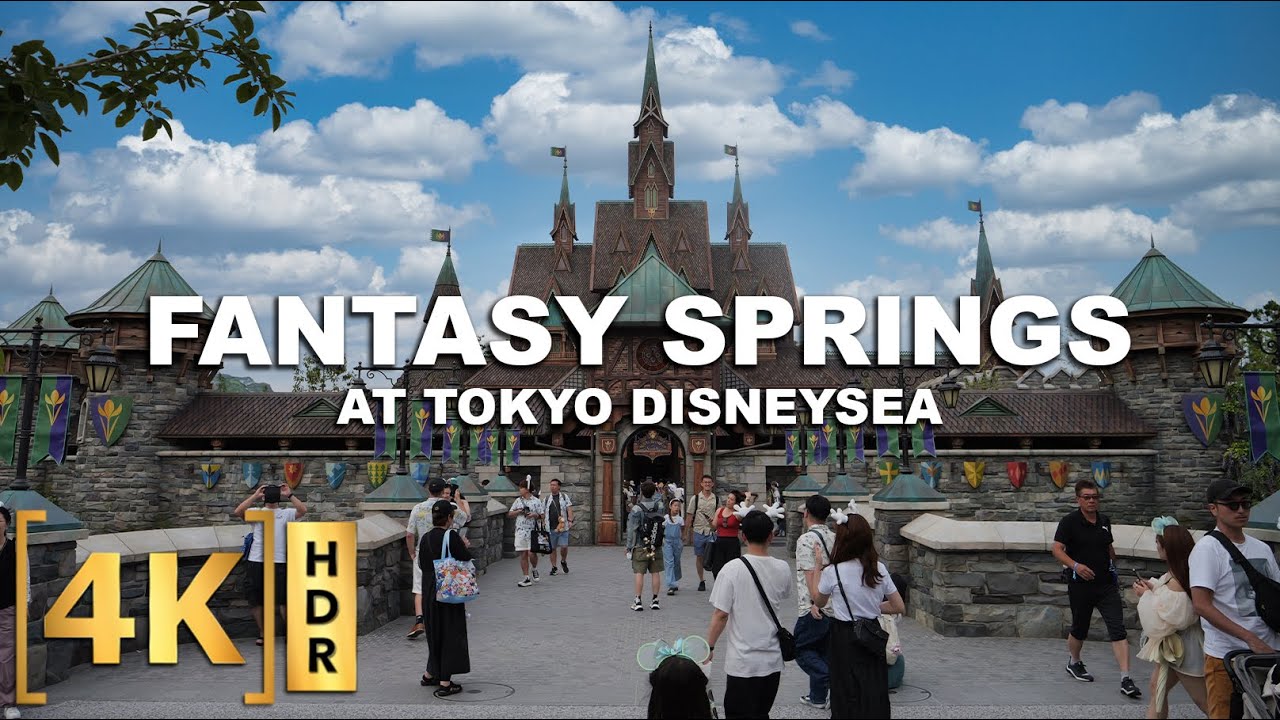 Full Tour at FANTASY SPRINGS in Tokyo DisneySea! The NEWEST Attraction ...