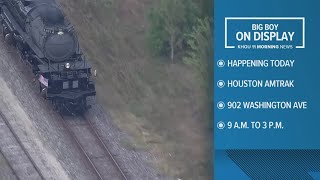 The world's largest operational steam locomotive is in Houston this weekend