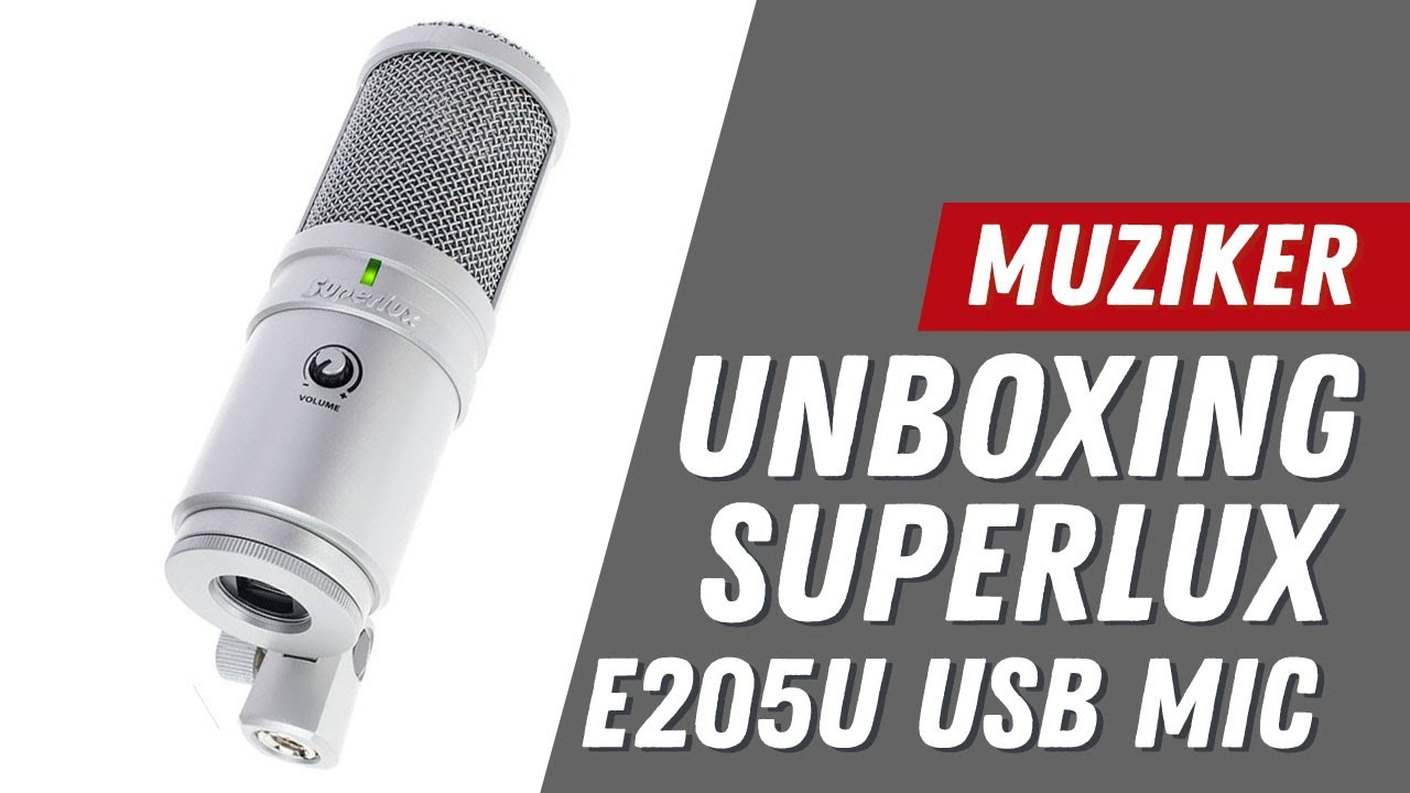 MUZIKER | Unboxing: Superlux E205U mkII - YouTube