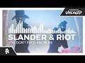 SLANDER & RIOT - You Don't Even Know Me [Monstercat Release]