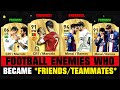 Football enemies who became friends  ft ronaldo  marcelo messi  ramos