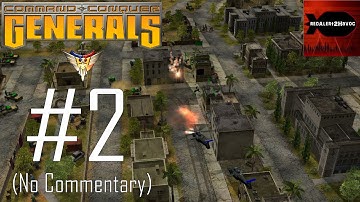 Command & Conquer: Generals - USA Campaign Playthrough Part 2 (Treasure Hunt, No Commentary)