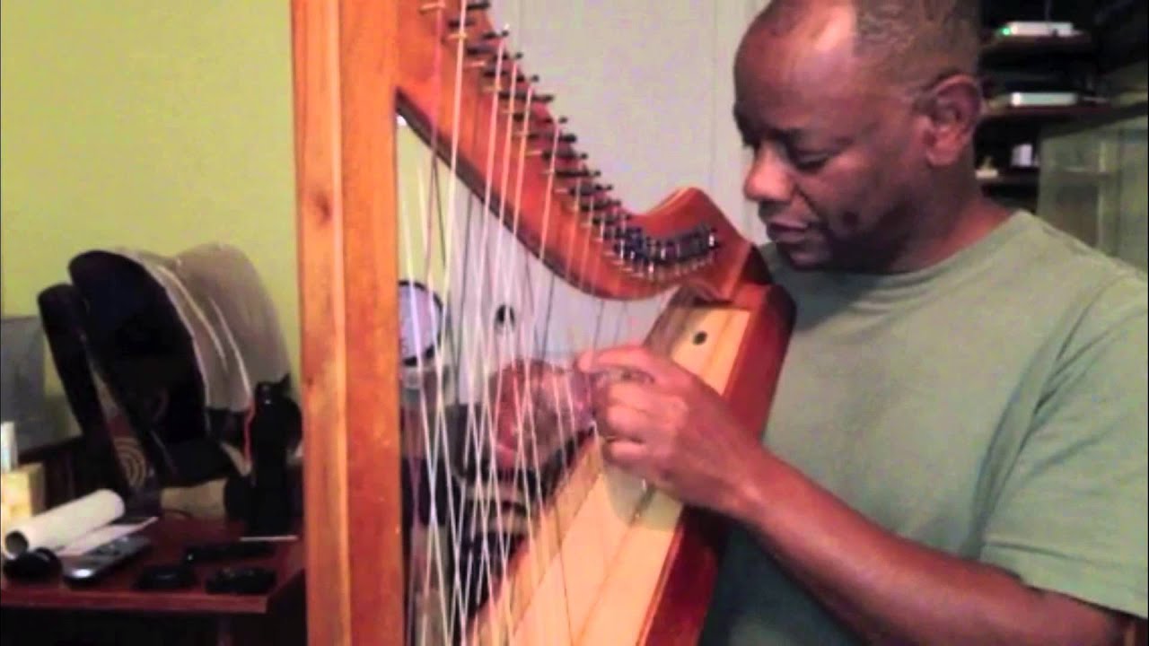 Ben's crossstrung harp example - YouTube