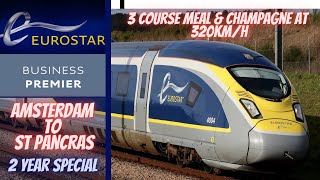 Eurostar - Business Premier, Amsterdam Centraal to London St Pancras. An awesome trip.
