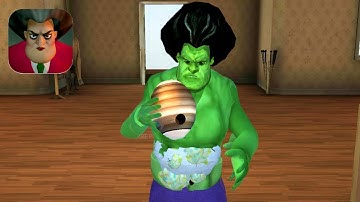 Scary Teacher 3D New Teacher Hulk Part 4 Gameplay Walkthrough (IOS ANDROID)