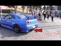 This R34 GT-R Pulled Up With A Tomei!