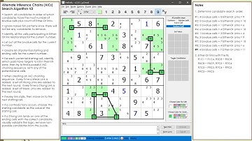 dxSudoku #96 Alternate Inference Chains (AICs)