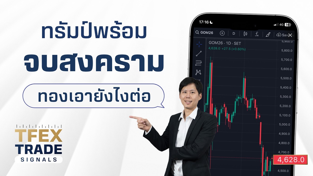 TFEX Trade Signals | ทรัมป์พร้อมจบสงคราม ทองเอายังไงต่อ