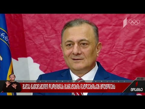 შალვა ნათელაშვილი ოპოზიციას მანდატების დატოვებისკენ მოუწოდებს