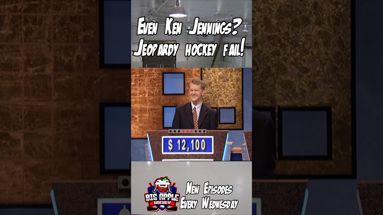 Ken Jennings GOT THIS WRONG!!! #Isles #NHL #jeopardy