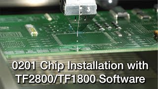 0201 Chip Installation with TF2800 Rework Station from PACE Resimi