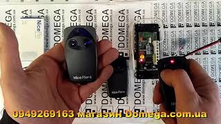 Remote programming of a Nice Flor-S remote