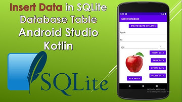 How To Insert Data in Android SQLite Database Table | Android SQLite Database Tutorial | KOTLIN 2024