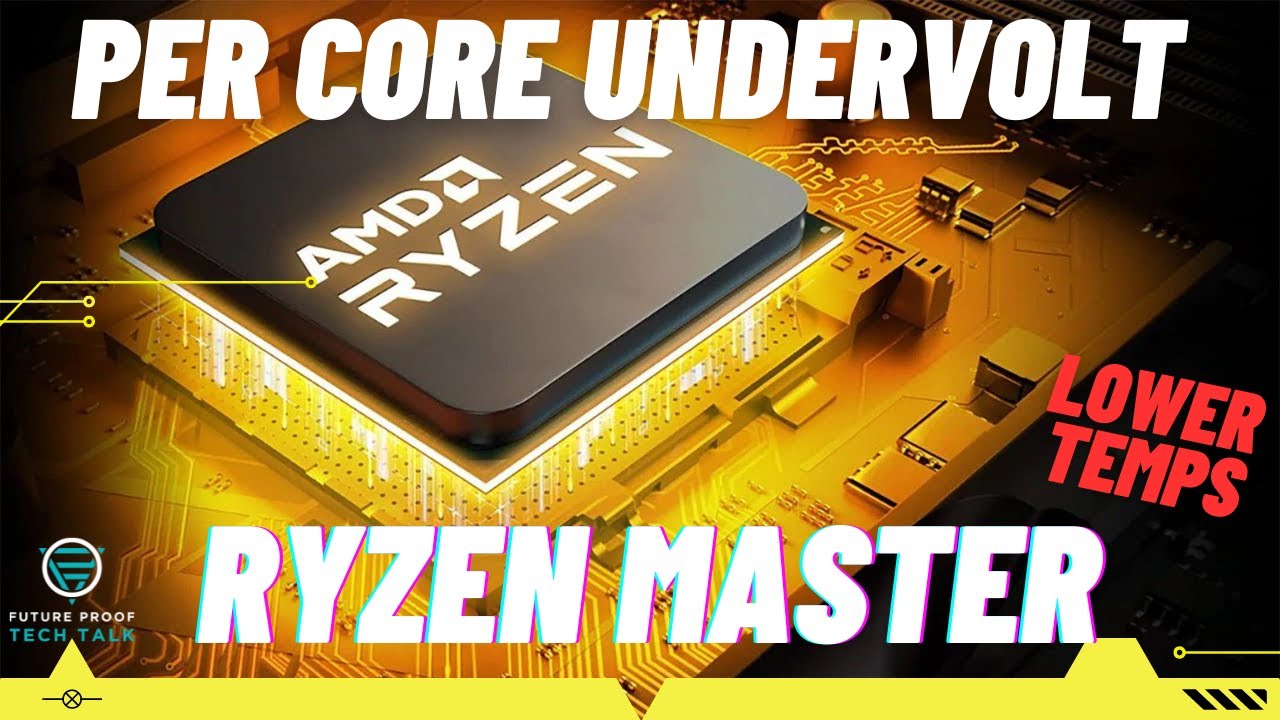 Ryzen Master Simple Undervolt  Lower Temps  Increase Performance  5000  7000 Series CPU