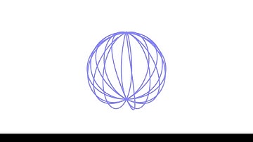 Satellite Curve of Processing (Generative Art Practice Video)