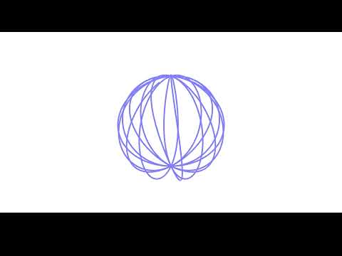 Satellite Curve of Processing (Generative Art Practice Video)