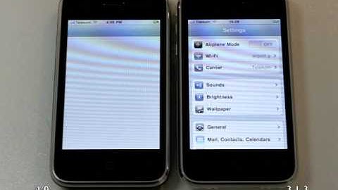 iphone 3g ios 4.0 VS iphone 3g firmware 3.1.3