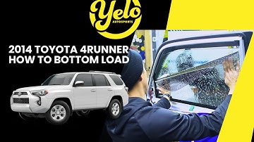 4runner 5th Generation - Window Tinting How to