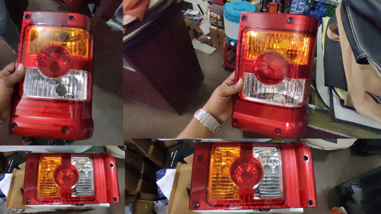 Mahindra Bolero Tails Lights Rear Break Light For Bolero Unboxing Ans Review YouTube