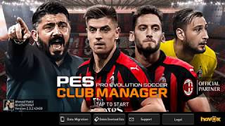 PES CLUB MANAGER 2020 Gameplay Android HD screenshot 4