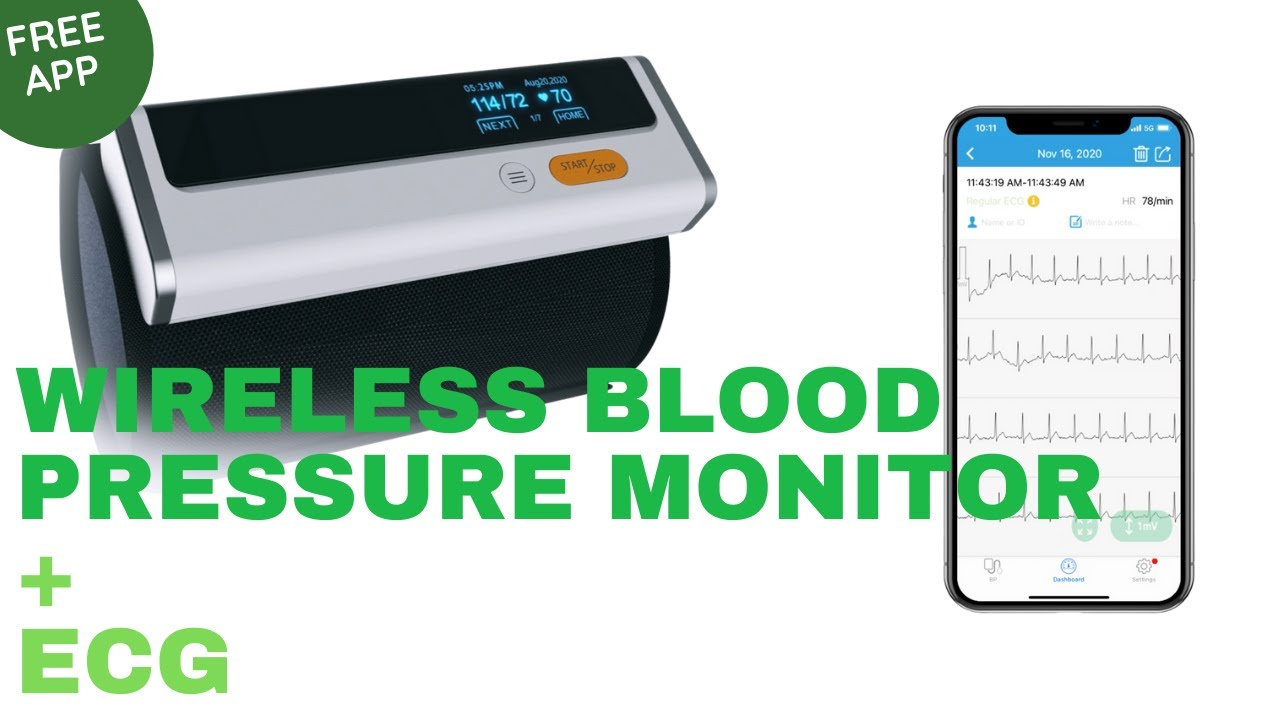 Wellue BP2 WiFi Blood Pressure Monitor + EKG Monitor AI ECG Analysis BP  Machine