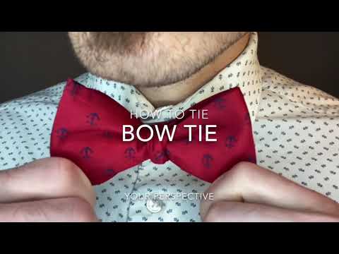 How to Tie a Tie - Bow Tie (Your Perspective) - YouTube