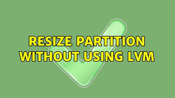 Unix & Linux: Resize partition without using LVM