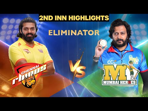 Saqib Saleem's knock powers Mumbai Rhinos to cross the lead | CCL Eliminator | 1st Inning Highlights