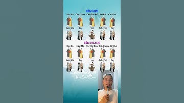 Cách xưng hô trong gia đình dòng họ