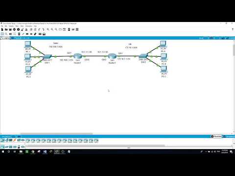 Configuring DHCP IP Helper Address, Packet Tracer v. 7.2