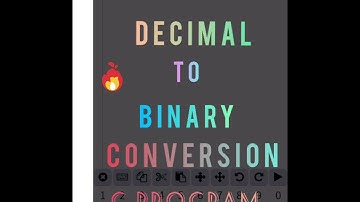 Convert DECIMAL Number to BINARY Number || C program #shorts #coding #programming #youtubeshorts