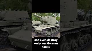 The KV-2's explosive history in under 1 minute! #historyshorts #tankhistory #oneminutehistory #kv2