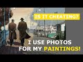 How An Artist Uses Photographs For His Paintings
