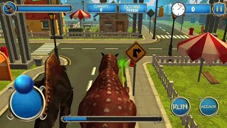 Best Dino Games - Wild Dino City Rampage: T-Rex Simulator Android Gameplay screenshot 2