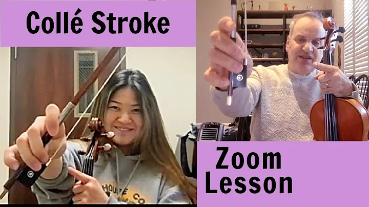 Coll viola bowing (and coll violin bowing) - How to Practice Part 1  | Zoom Lesson Ronald Houston