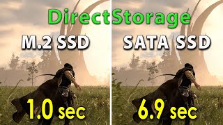 Directstorage - M.2 Ssd Vs Sata Ssd Forspoken