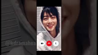 Cha Eun Woo ♥️ video call 🥰♥️😍 screenshot 2