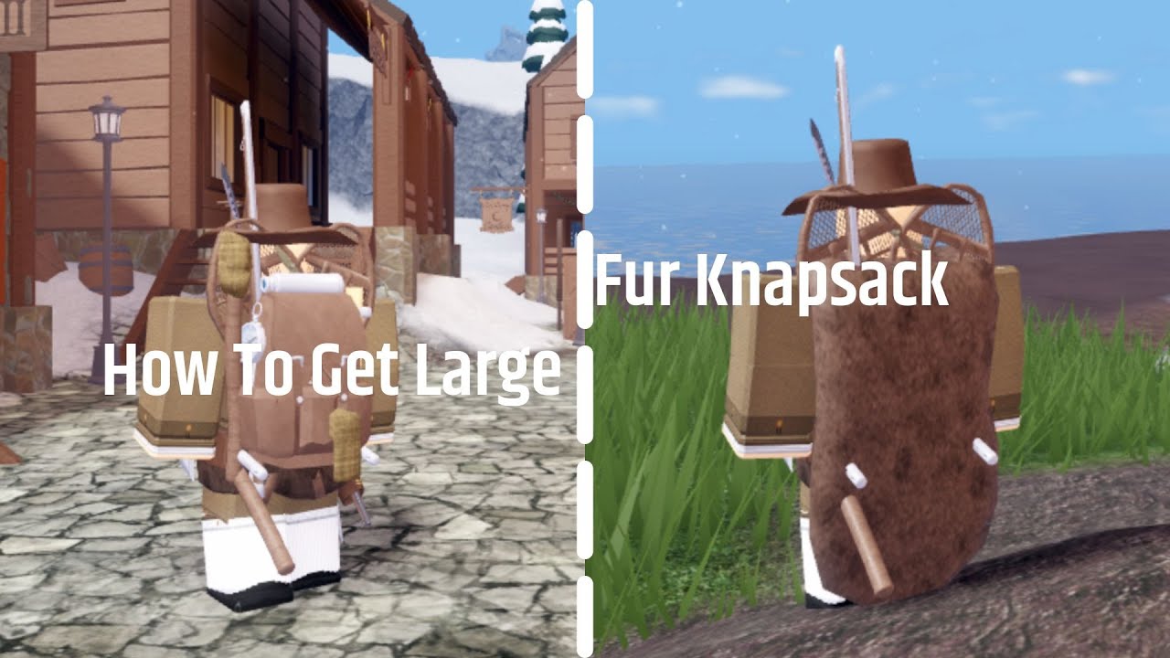 How to get large fur knapsack northwind roblox youtube