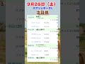 中央競馬予想 9月26日 注目馬#shorts