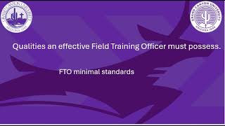 week 3 Becoming a Field Training Officer