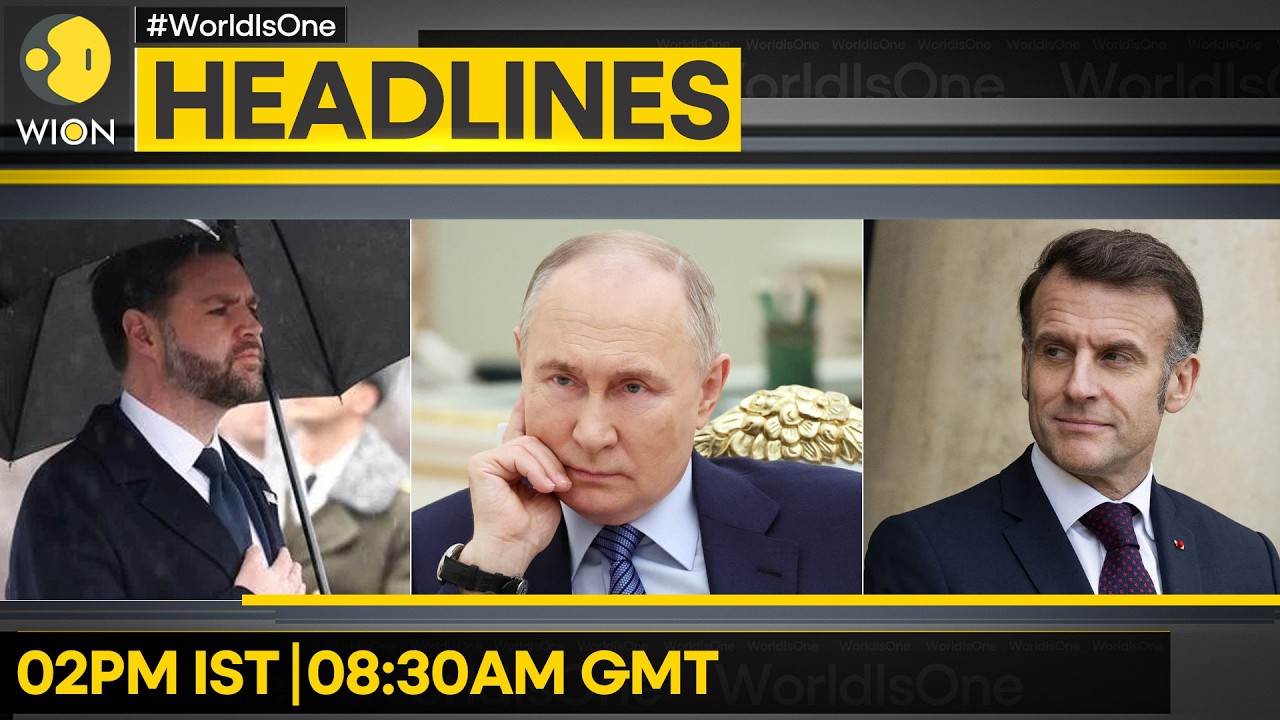 Russian Strike Hits Odesa Energy Site | Vance Visits Armenian Genocide Memorial | WION HEADLINES