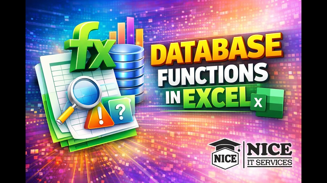 Excel Database Functions Explained 🔥 DSUM, DCOUNT, DAVERAGE (With Examples)