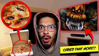 DO NOT WATCH NEW FIVE NIGHTS AT FREDDY&#39;S MOVIE AT 3AM !! *DISGUSTING FREDDY FAZBEAR PIZZA!!*